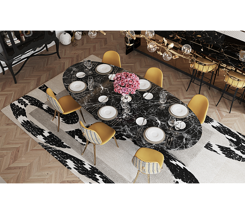 Obsidian Dining Table
