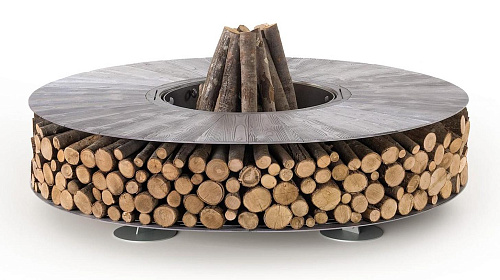 Textured Artisan Fire Pit