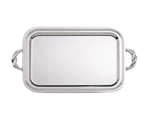 Silver-Plated Rectangular Tray