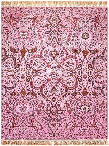 Heriz Pink Rug