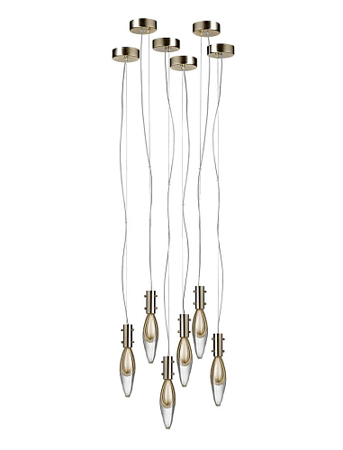 Venetian Drops 6-Light Pendant