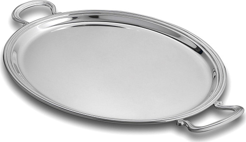Silver-Plated Oval Tray