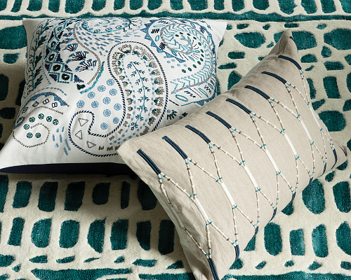 Lima Indigo Cushion