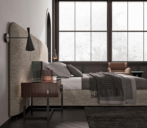 سرير «بورتلاند» بلوح رأس مرتفع