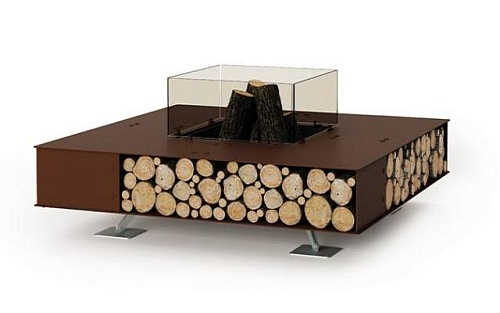 Modern Steel Fire Pit