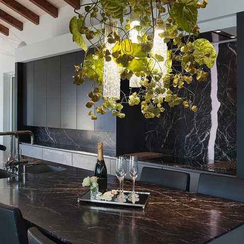 Physalis Anthurium Handcrafted Chandelier