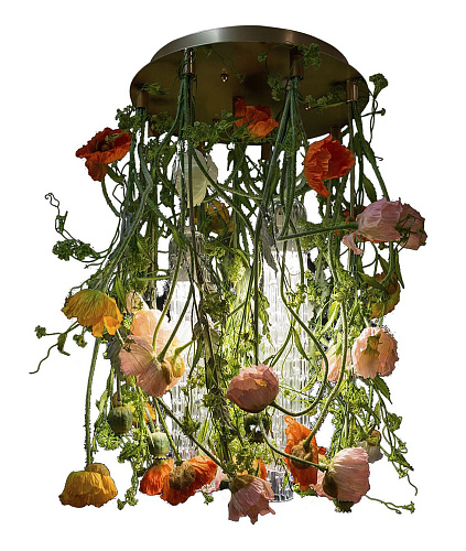 Poppy Round Artisan Chandelier