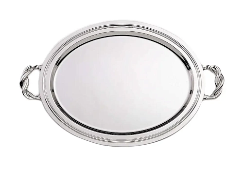 Silver-Plated Oval Tray