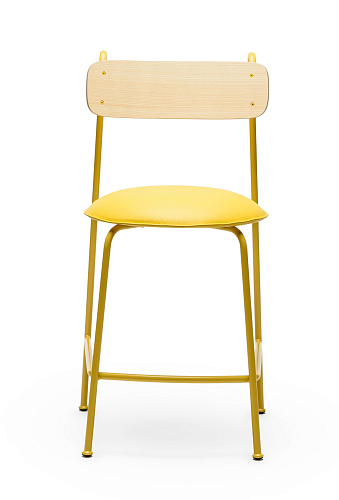 Lena Yellow Ash Bar Chair