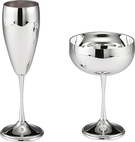 Silver-Plated Champagne/Ice Cream Cup