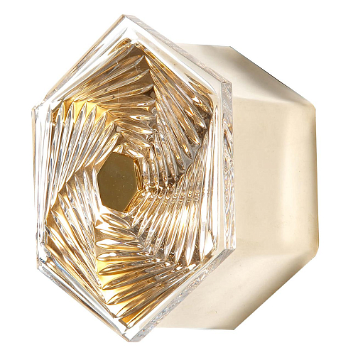 Hexagonal Small Crystal Wall & Ceiling Light