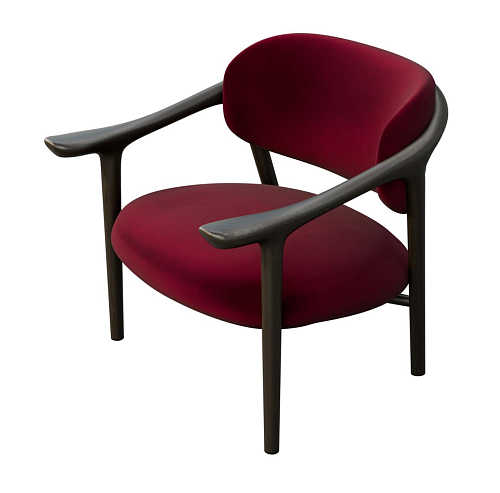 Aida Bordeaux Lounge Chair