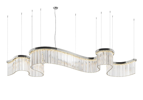 Snake Nickel Chandelier