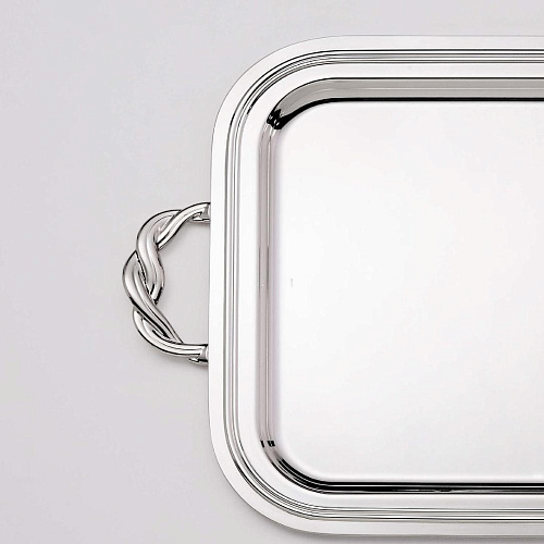 Silver-Plated Rectangular Tray