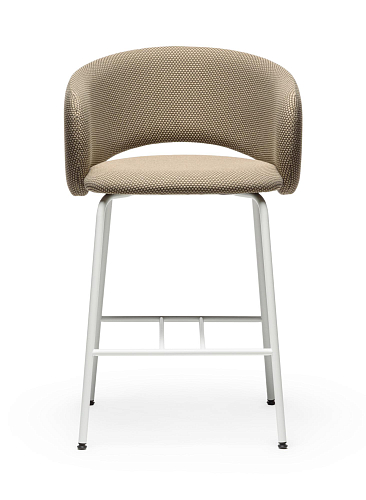 Bel Light Gray Bar Stool