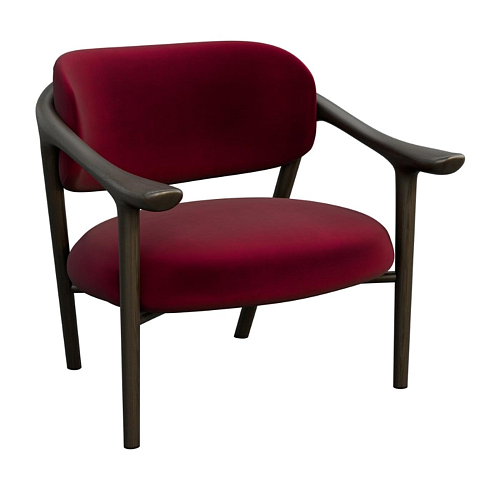 Aida Bordeaux Lounge Chair