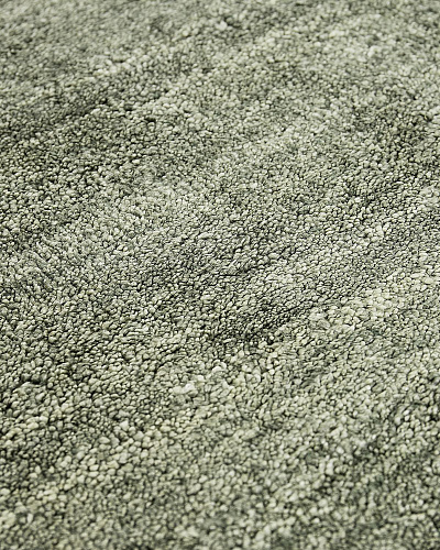 سجادة حرير خيزران خضراء نقية