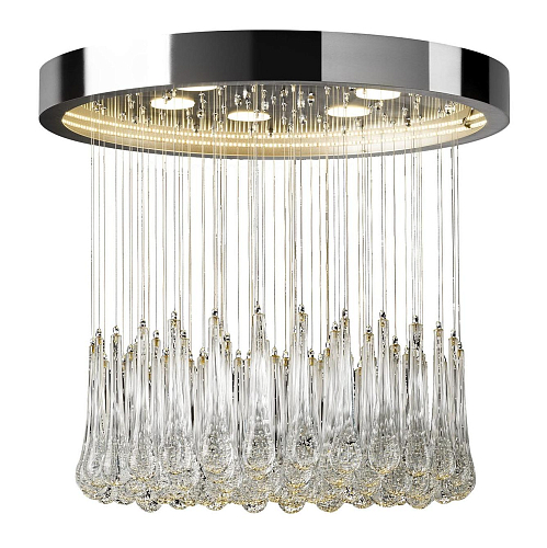 Round Venetian Bubble Glass Chandelier