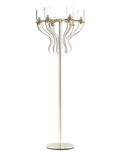 Venetian Horn Honey Floor Lamp