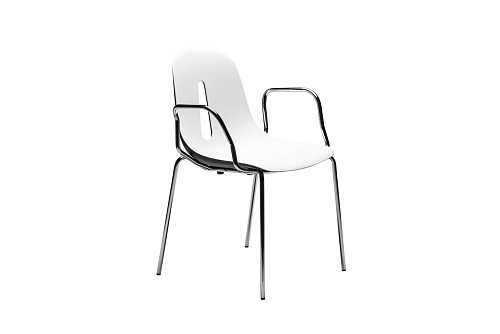 Gotham Black & White Chair (Set of 2)