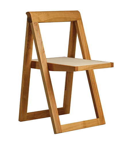 Ciak Natural Wood Folding Chair