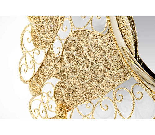 Ornate Filigree Mirror