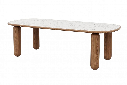 Dolmen White Dining Table