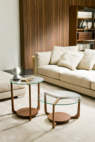 Isola White Round Coffee Table