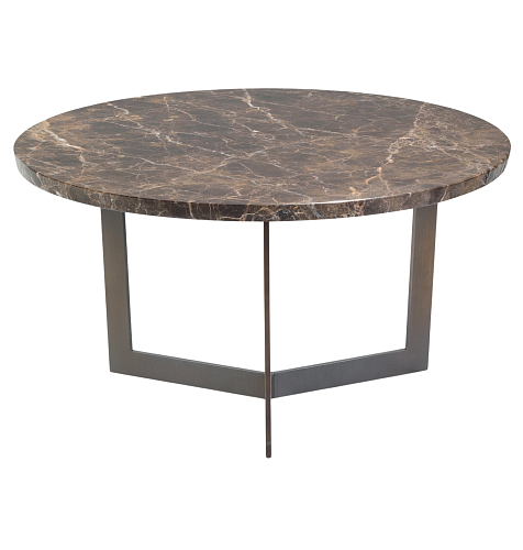 Paris Brown Marble Coffee Table