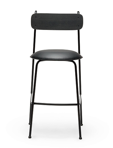 Lena Black Bar Chair