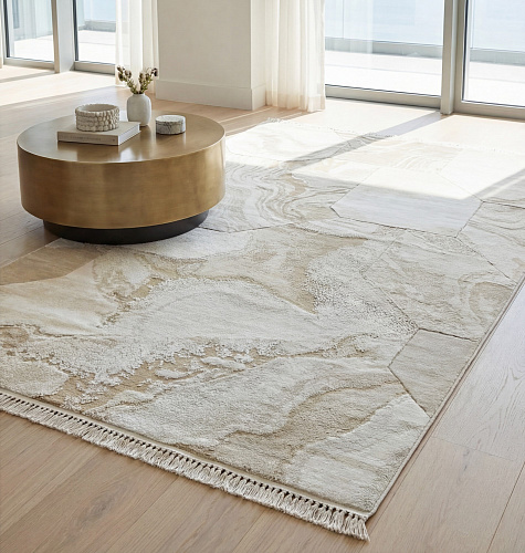 Plaster Relief Handmade Rug