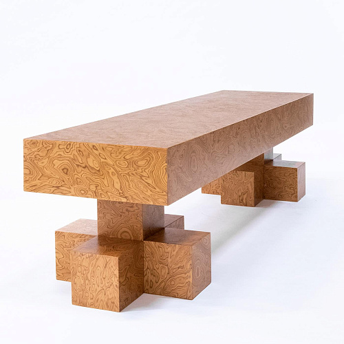 Minimalist Wooden Bench