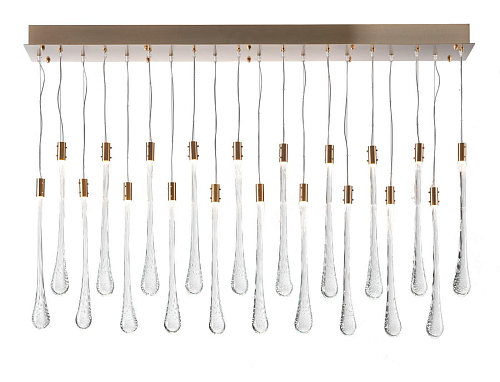 Venetian Glass Drop Chandelier