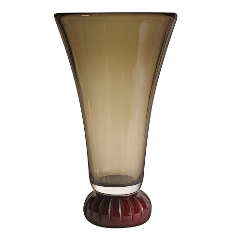 Mouth-Blown Murano Glass Vase