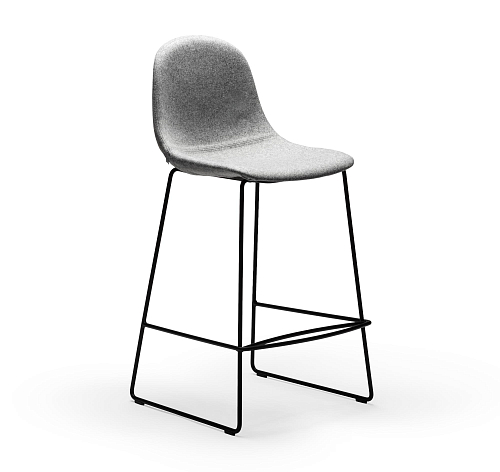 Gotham Grey Bar Stool