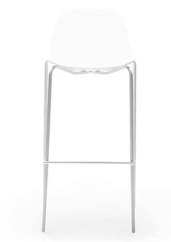 Babah White Bar Stool