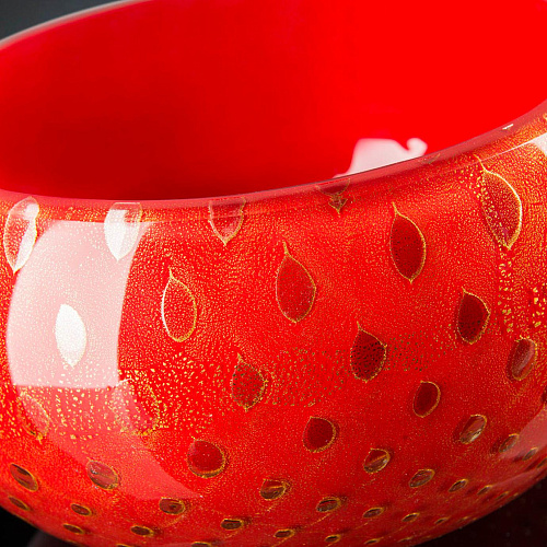 Mocenigo Red Gold Italian Bowl