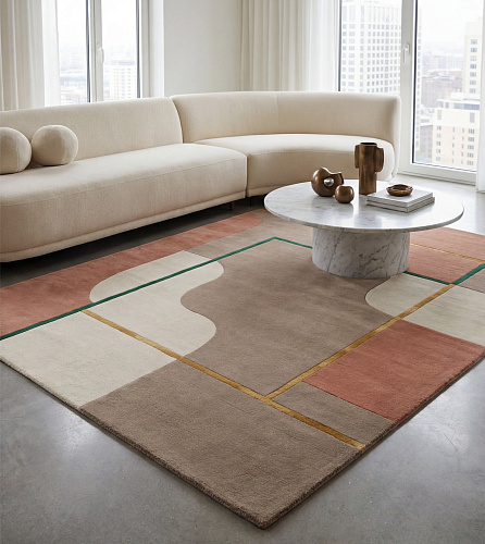 Framed Terrain Designer Rug