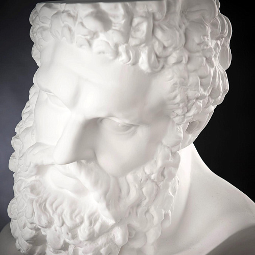 Ercole White Bust Sculpture Italian