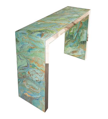 Aquamarine Artisanal Console