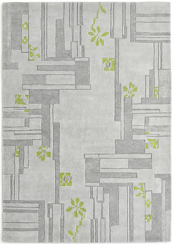 Urban Diagram Handcrafted Rug