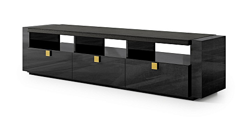 Leather Top TV Unit