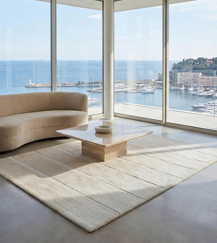 Linear Fade Ivory Artisan Rug