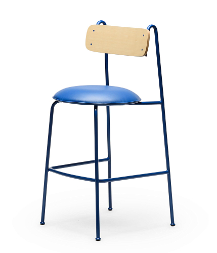 Lena Blue Ash Bar Chair