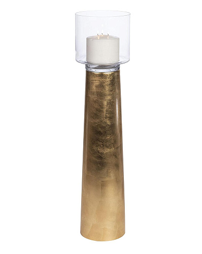 One Gold Handcrafted Candleholder