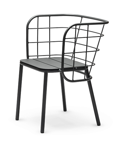 Jujube Black Outdoor Chair