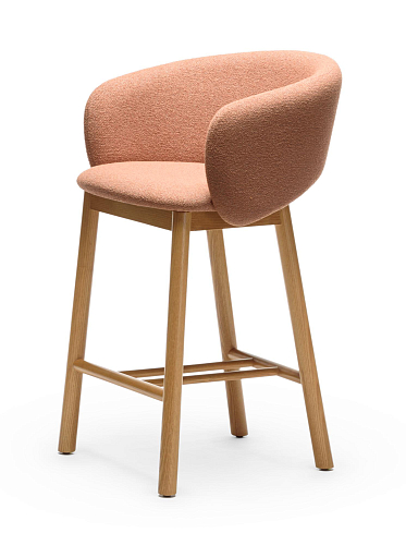 Bel Pink Terracotta Bar Stool