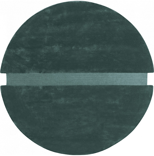 سجادة دائرية «بوب آرت» خضراء
