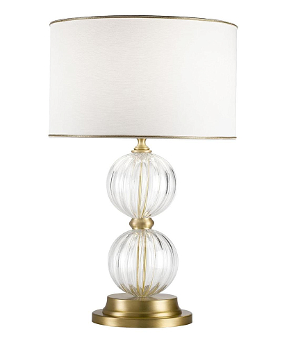 Elegant Table Lamp with Venetian Glass Orbs