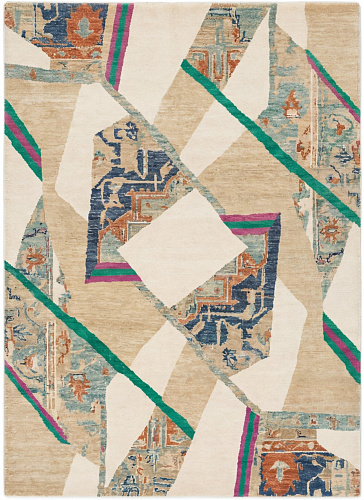 Angular Relics Handcrafted Rug